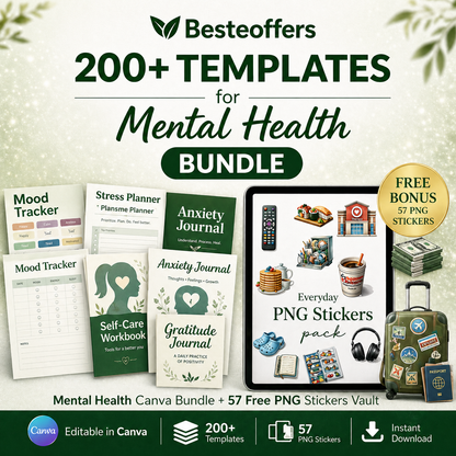 Mental Health Canva Bundle